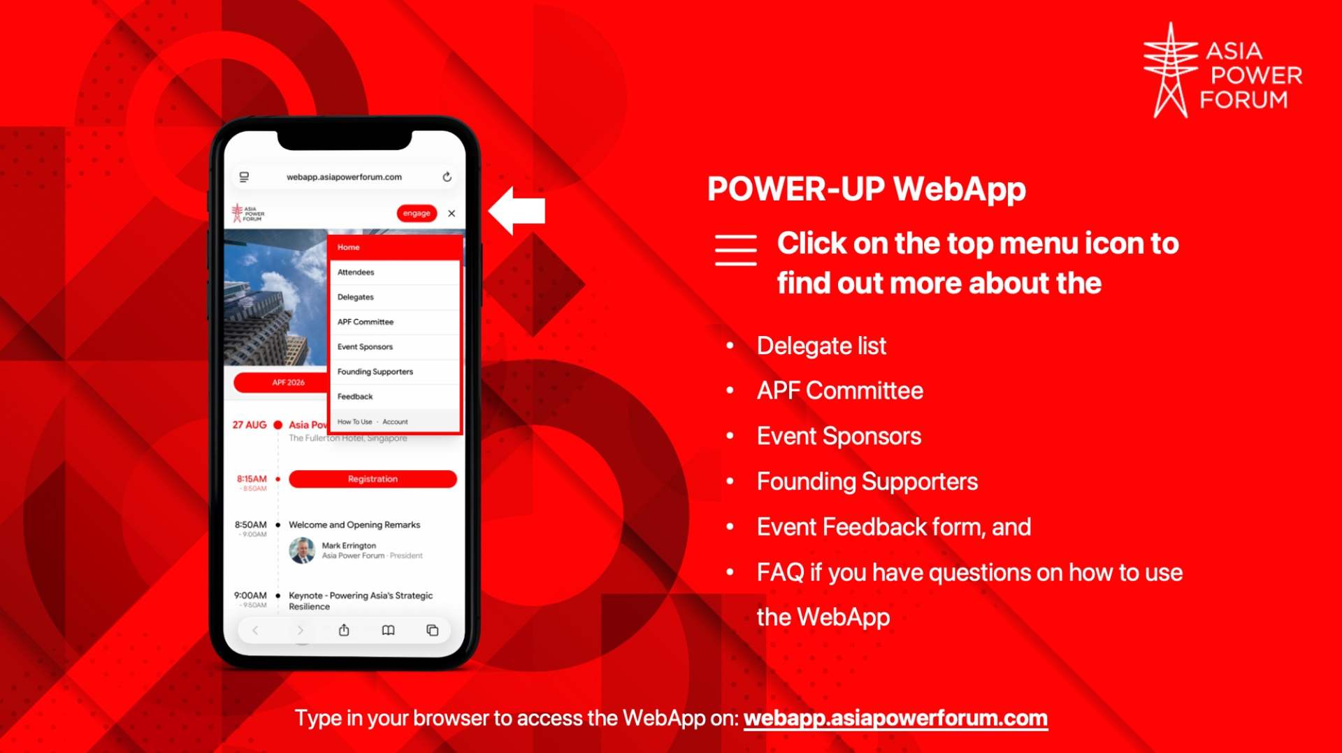 Asia Power Forum WebApp Asia Power Forum WebApp